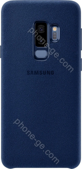 Samsung EF-XG965AL Alcantara Cover for Galaxy S9+ blue 