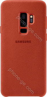 Samsung EF-XG965AR Alcantara Cover for Galaxy S9+ red 