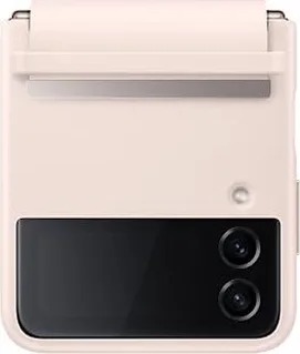 Samsung Flap Leather Cover для Galaxy Z Flip 4 Peach