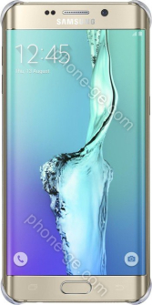 Samsung Glossy Cover for Galaxy S6 Edge+ gold 