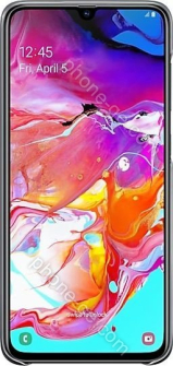Samsung Gradation Cover for Galaxy A70 black 