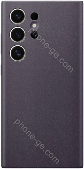 Samsung Hochuen Vegan Leather case for Galaxy S24 Ultra dark violet 