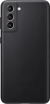 Samsung Leather Cover для Galaxy S21+ black
