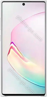 Samsung Leather Cover for Galaxy Note 10+ white 