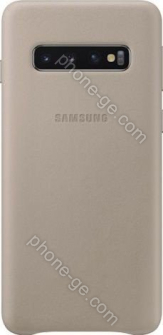 Samsung Leather Cover for Galaxy S10 grey 