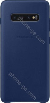 Samsung Leather Cover for Galaxy S10+ navy blue 