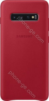 Samsung Leather Cover for Galaxy S10+ red 