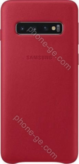 Samsung Leather Cover for Galaxy S10 red 