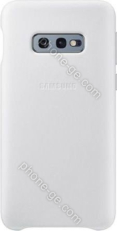 Samsung Leather Cover for Galaxy S10e white 