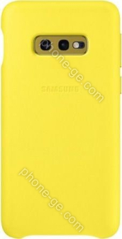 Samsung Leather Cover for Galaxy S10e yellow 