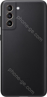 Samsung Leather Cover for Galaxy S21+ black 