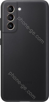 Samsung Leather Cover for Galaxy S21 black 