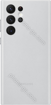 Samsung Leather Cover for Galaxy S22 Ultra Light Gray 