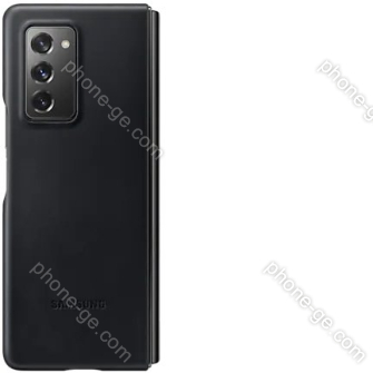 Samsung Leather Cover for Galaxy Z Fold 2 5G black 