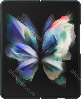 Samsung Leather Cover for Galaxy Z Fold 3 5G green 