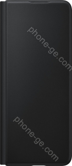Samsung Leather Flip Cover for Galaxy Z Fold 3 5G black 