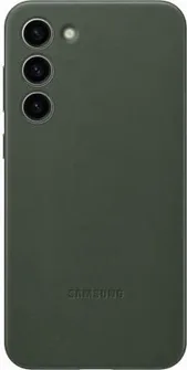 Samsung Leather case для Galaxy S23+ green