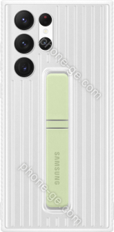 Samsung Protective Standing Cover for Galaxy S22 Ultra white 