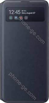 Samsung S-View wallet Cover for Galaxy Note 10 Lite black 