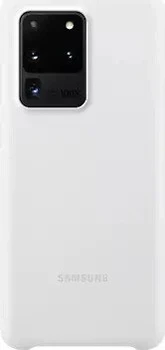 Samsung Silicone Cover для Galaxy S20 Ультра белый