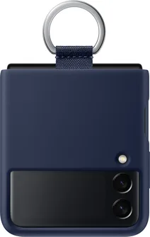 Samsung Silicone Cover with ring для Galaxy Z Flip 3 5G Navy