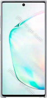 Samsung Silicone Cover for Galaxy Note 10 silver 