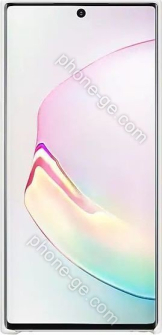Samsung Silicone Cover for Galaxy Note 10+ white 