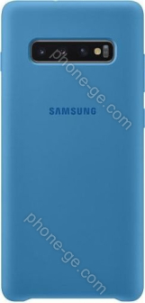 Samsung Silicone Cover for Galaxy S10+ blue 