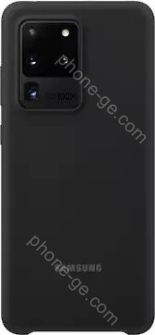 Samsung Silicone Cover for Galaxy S20 Ultra black 