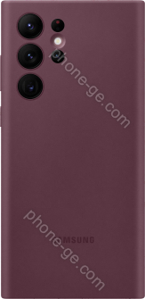 Samsung Silicone Cover for Galaxy S22 Ultra Burgundy 