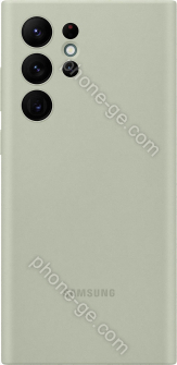 Samsung Silicone Cover for Galaxy S22 Ultra olive Green 