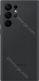 Samsung Silicone Cover for Galaxy S22 Ultra black 