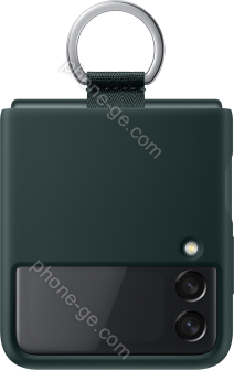 Samsung Silicone Cover with ring for Galaxy Z Flip 3 5G green 