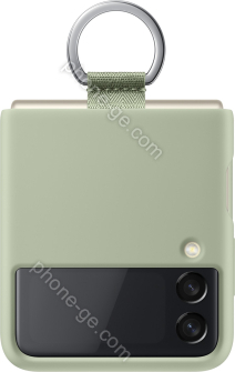 Samsung Silicone Cover with ring for Galaxy Z Flip 3 5G olive Green 