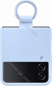 Samsung Silicone Cover with ring for Galaxy Z Flip 4 Arctic Blue 