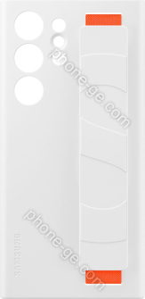 Samsung Silicone Grip case for Galaxy S23 Ultra white 