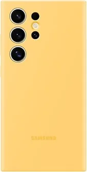 Samsung Silicone case для Galaxy S24 Ultra yellow