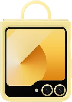 Samsung Silicone case для Galaxy Z Flip6 yellow
