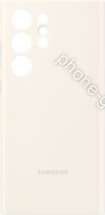 Samsung Silicone case for Galaxy S23 Ultra Cream 