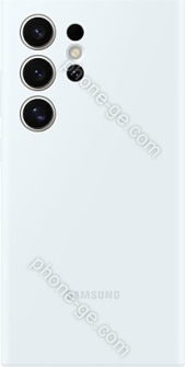 Samsung Silicone case for Galaxy S24 Ultra white 