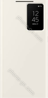 Samsung Smart View wallet case for Galaxy S23 Ultra Cream 