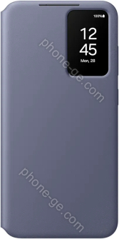 Samsung Smart View wallet case for Galaxy S24+ purple 