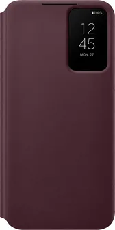 Samsung Smart clear View Cover для Galaxy S22+ Burgundy