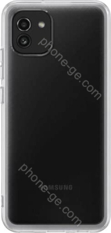 Samsung Soft clear Cover for Galaxy A03 transparent 