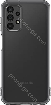 Samsung Soft clear Cover for Galaxy A13 black 