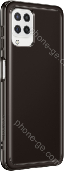 Samsung Soft clear Cover for Galaxy A22 black 
