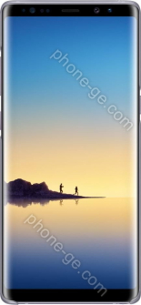 Samsung clear Cover for Galaxy Note 8 grey 