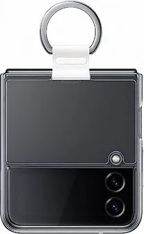 Samsung clear Cover with ring для Galaxy Z Flip 4 transparent