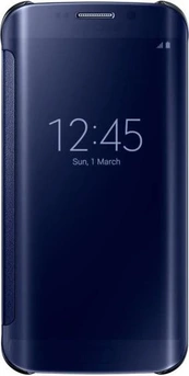 Samsung clear View Cover для Galaxy S6 Edge черный