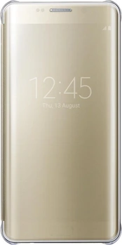 Samsung clear View Cover для Galaxy S6 Edge+ золотой
